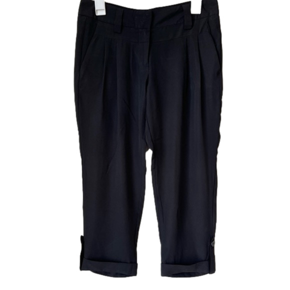 BCBG Sheer Capri Breezy Summer Pants Size 4 - Picture 1 of 15